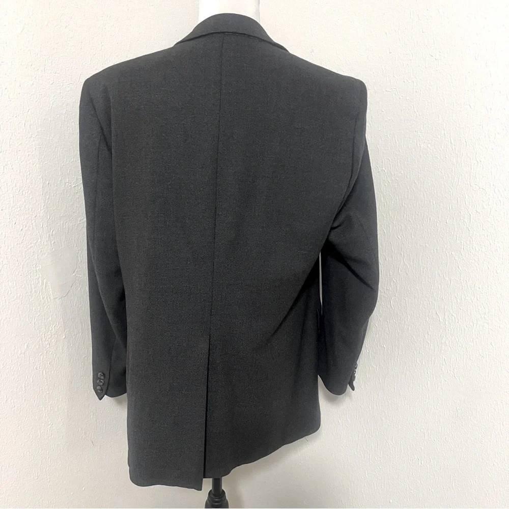 All Pure Wool Parkridge Executive From Norton Ditto Mens Blazer Jacket Gray - Picture 4 of 13